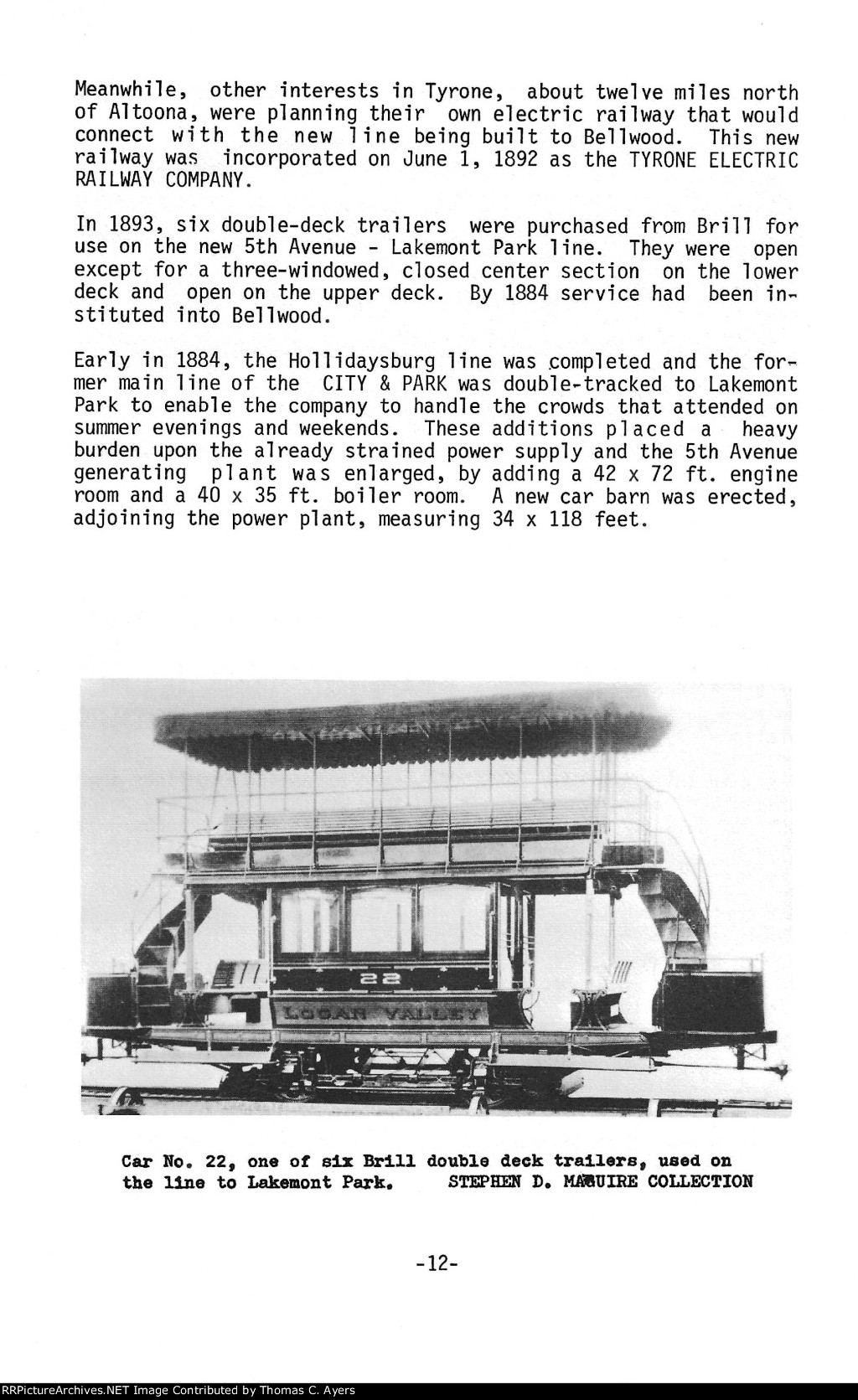 "Altoonas Trolley's," Page 12, 1980